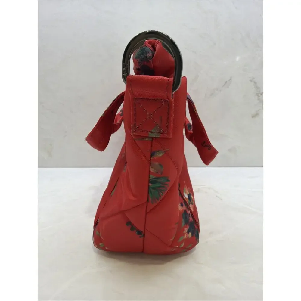 Lug Dory Mini Crossbody Bag Bouquet Red Floral Top Handle Travel Purse NWOT